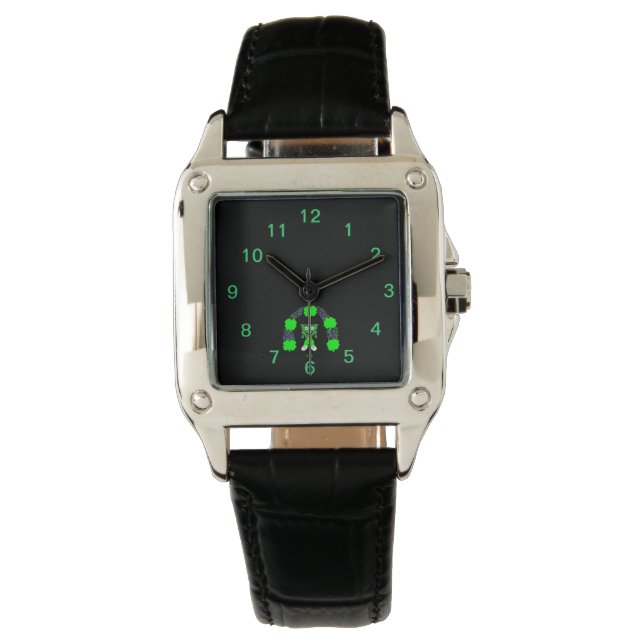 Pulsera Reloj de mujeres de St. Patrick's FrankenCheese (Anverso)