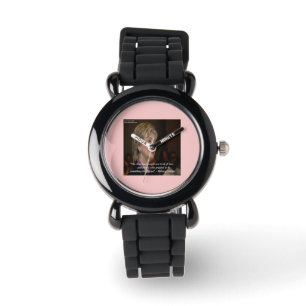 Pulsera Reloj de mujeres estadounidenses cansadas cita Hil