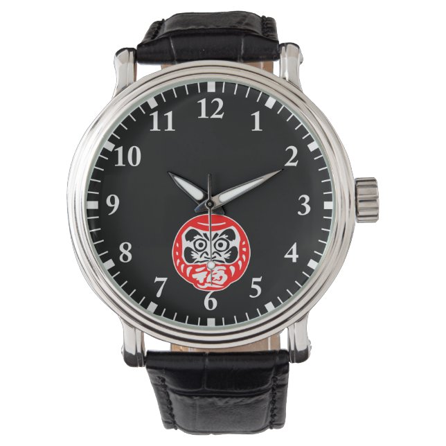 Pulsera Reloj de muñeca Daruma (Anverso)