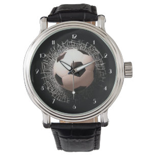 Pulsera Reloj de muñeca de bolas de fútbol para aficionado