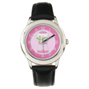 Pulsera Reloj de muñeca de bubblegum rosa para niños