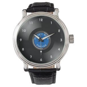 Pulsera Reloj de muñeca de diseño de registros de vinilo