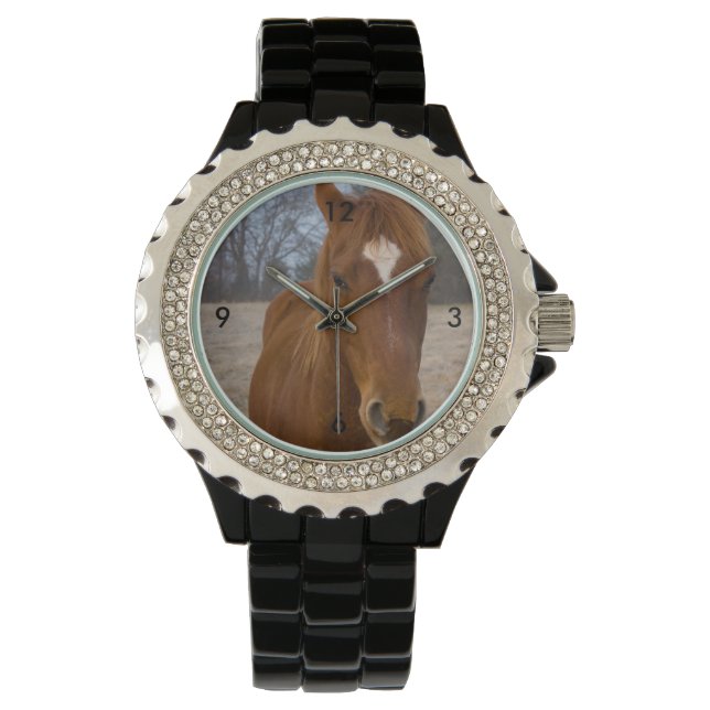 Pulsera Reloj de muñeca para pose de caballo (Anverso)