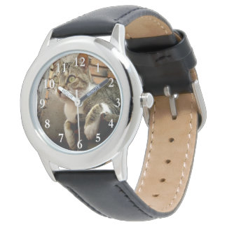 Pulsera Reloj de muñecas de gatos de tabla