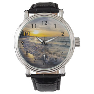 Pulsera Reloj de muñecas de las olas de sol de Pensacola