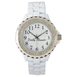 Pulsera Reloj de muñecas de mujeres fácil de leer