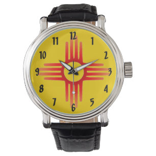 Pulsera Reloj de New México Zia Sun
