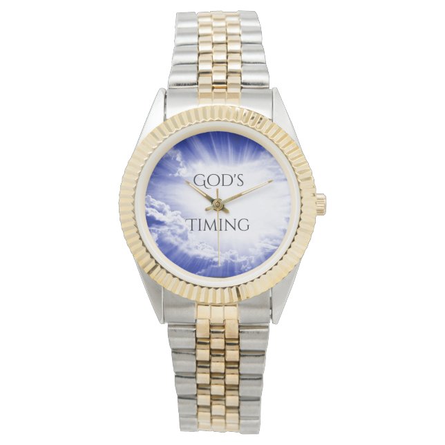 Pulsera Reloj de Nube de la Sincronización de Dios (Anverso)