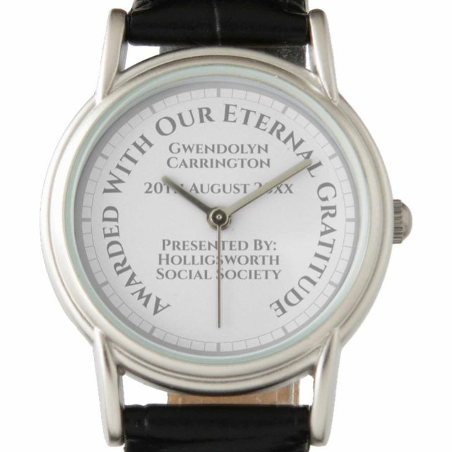Pulsera Reloj de Nuestra Eterna Gratitud Otorgado (Subido por el creador)