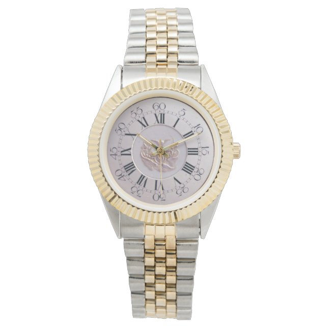 Pulsera Reloj de números romanos Número moderno grande Fác (Anverso)