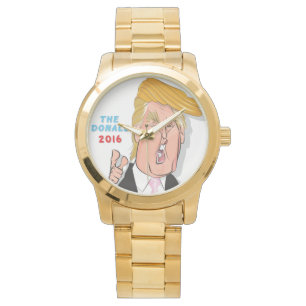 Pulsera Reloj de oro cómico del multimillonario del dibuj