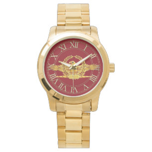 Pulsera Reloj de oro imperial romano de Eagle