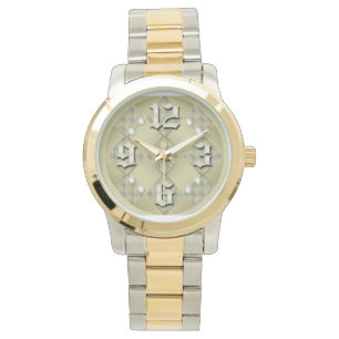 Pulsera Reloj de oro y plata