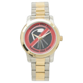 Pulsera reloj de oro y plata de rustech TFZ