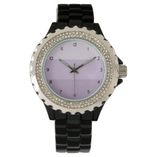 Pulsera Reloj de oruga púrpura rayado