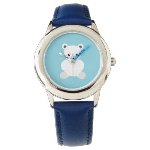 Pulsera Reloj de oso polar blanco
