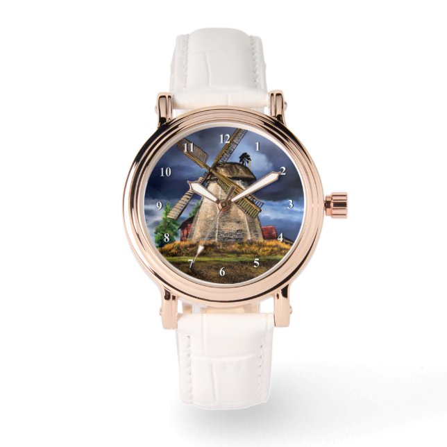 Pulsera Reloj de paisaje de Holanda (Anverso)