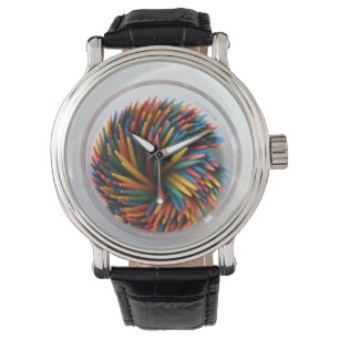 Pulsera Reloj de palillos de dientes de color