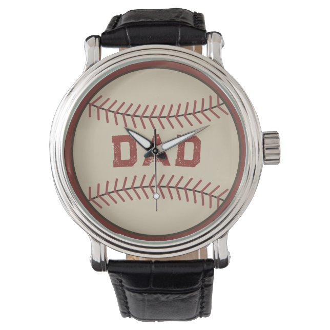 Pulsera Reloj de Papá de Béisbol (Anverso)