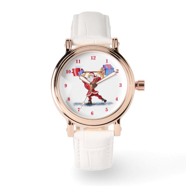 Pulsera Reloj de Papá Noel Fitness (Anverso)
