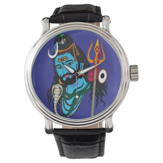 Pulsera Reloj de pared con rostro de Shiva (Anverso)