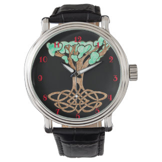 Pulsera Reloj de pared de árbol celta
