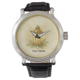 Pulsera Reloj de pared de invierno de linterna acogedora –