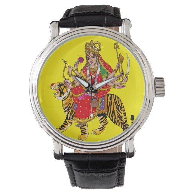 Pulsera Reloj de pared de la diosa Chandraghanta (Anverso)