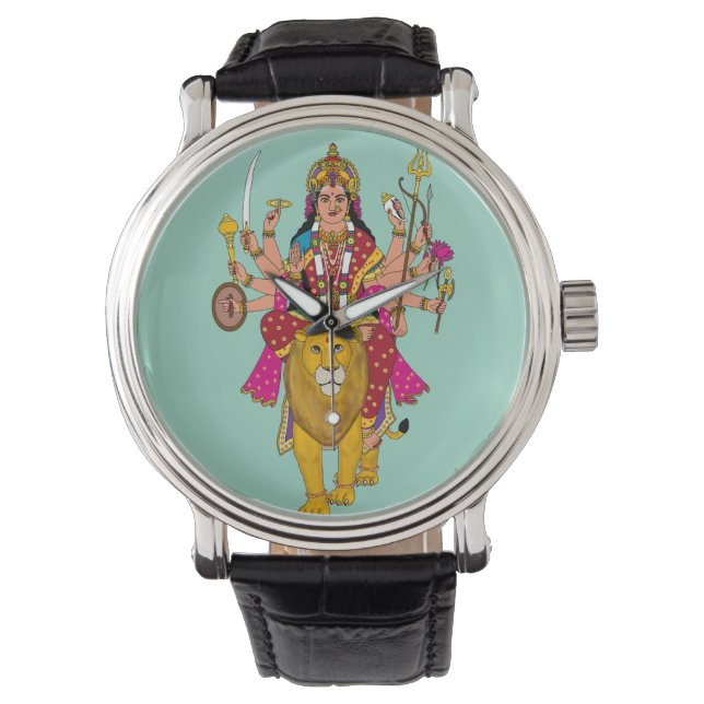 Pulsera Reloj de pared de la diosa Durga (Anverso)