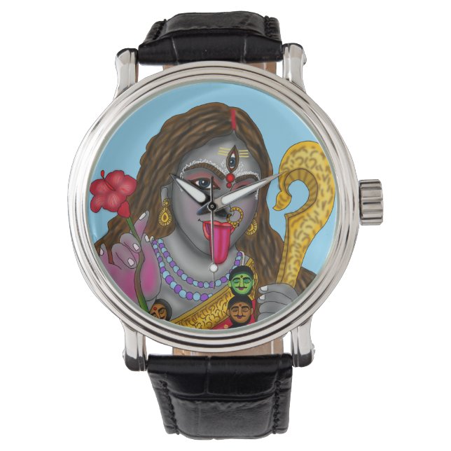 Pulsera Reloj de pared de la diosa Kali (Anverso)