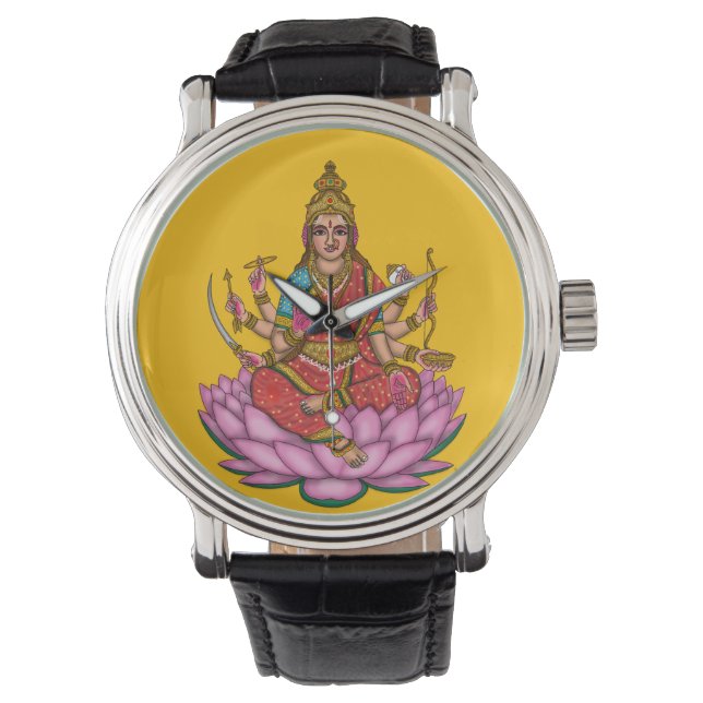 Pulsera Reloj de pared de la diosa Lakshmi (Anverso)
