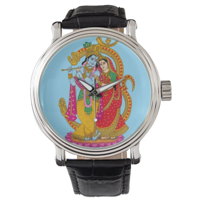 Pulsera Reloj de pared de Radha Krishna (Anverso)