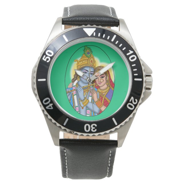 Pulsera Reloj de pared de Radha Krishna (Anverso)