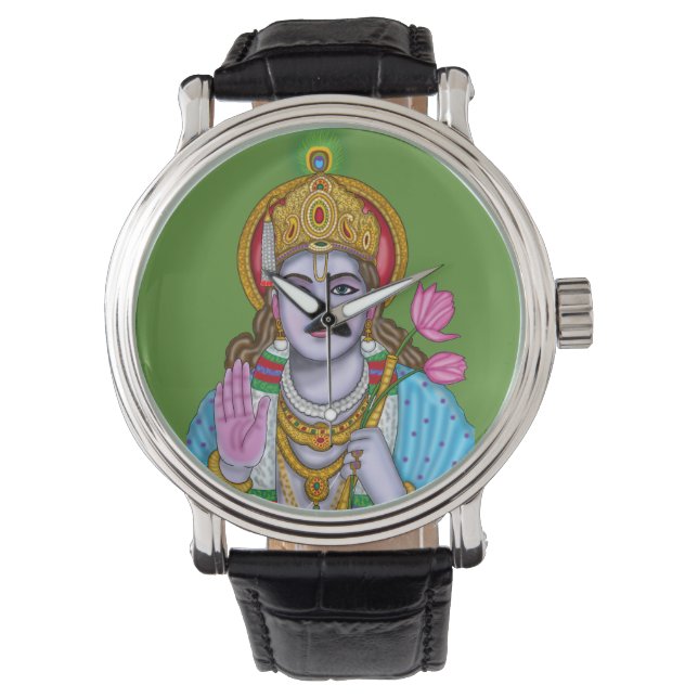 Pulsera Reloj de pared de Shree Krishna (Anverso)
