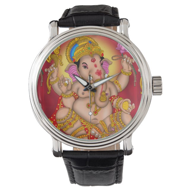 Pulsera Reloj de pared del Lord Ganesha (Anverso)