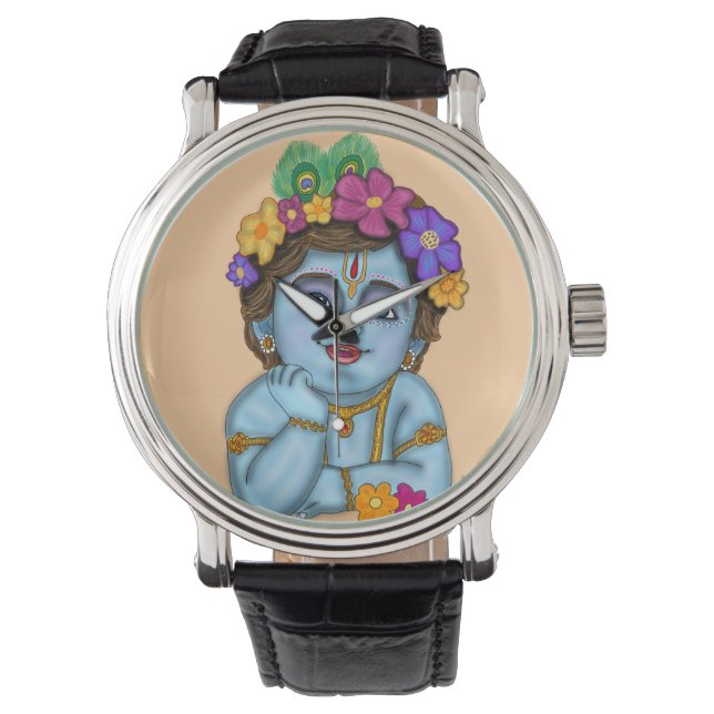Pulsera Reloj de pared del Señor Krishna (Anverso)