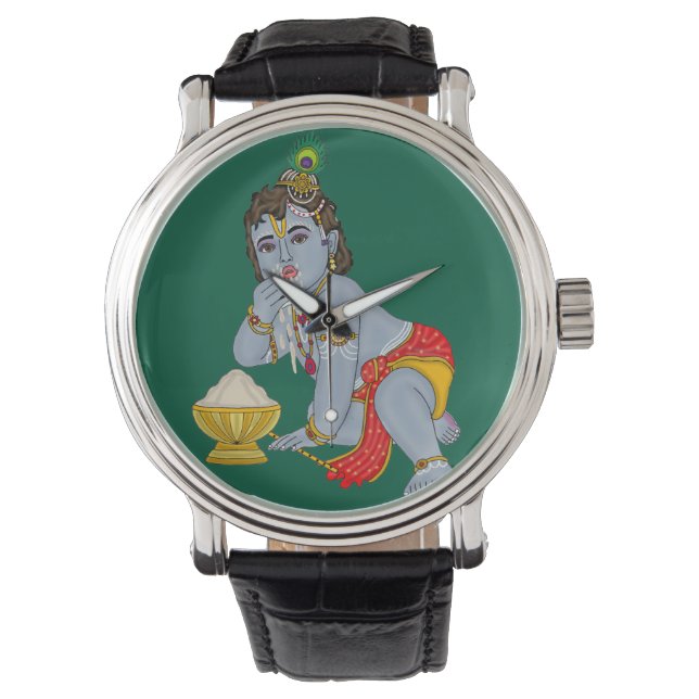 Pulsera Reloj de pared del Señor Krishna (Anverso)