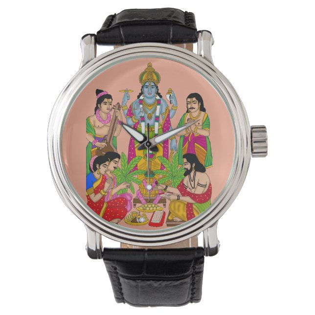 Pulsera Reloj de pared del Señor Satyanarayan (Anverso)