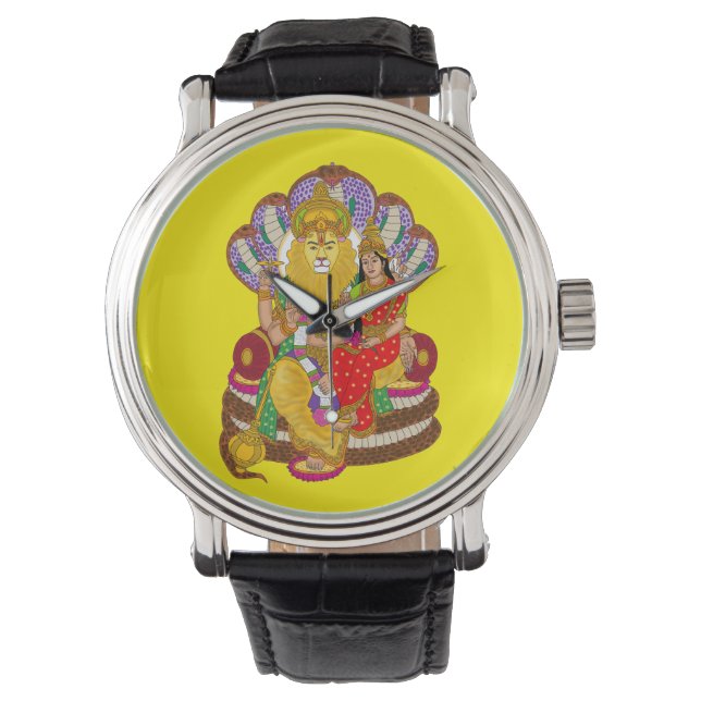 Pulsera Reloj de pared Lakshmi Narasimha (Anverso)