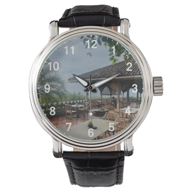 Pulsera Reloj de pared personalizado (Añadir su propia fot (Anverso)