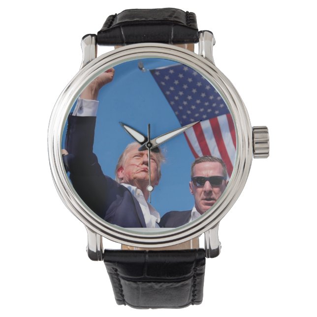 Pulsera reloj de pelea de Trump (Anverso)
