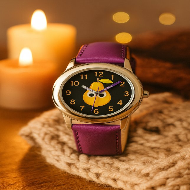 Pulsera Reloj de pera lindo para niños (Subido por el creador)
