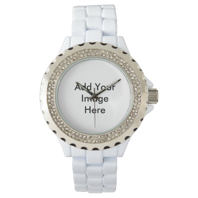Pulsera Reloj de Personalizable de cara en blanco (Anverso)