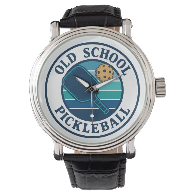 Pulsera Reloj de Pickleball de la vieja escuela (Anverso)