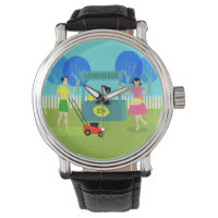 Reloj de pie de lemonada infantil retro
