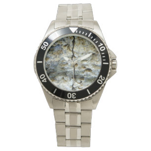 Pulsera Reloj de piedra agrietado áspero