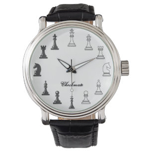 Pulsera Reloj de piezas de ajedrez