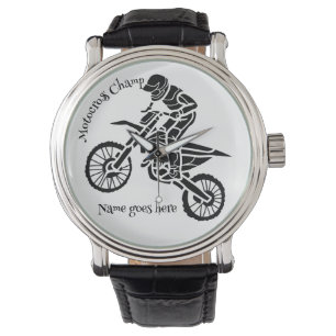 Pulsera Reloj de piloto Enduro/MotoX. ¡Personalizable.