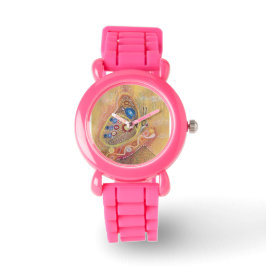 Pulsera Reloj de pintura de mariposa