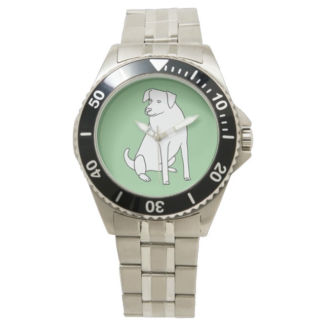 Pulsera Reloj de planos de recuperación de Labrador (Anverso)